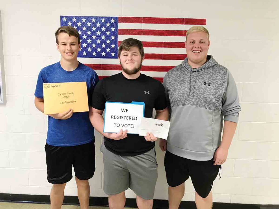 Ripley High School seniors register to vote News, Sports, Jobs News